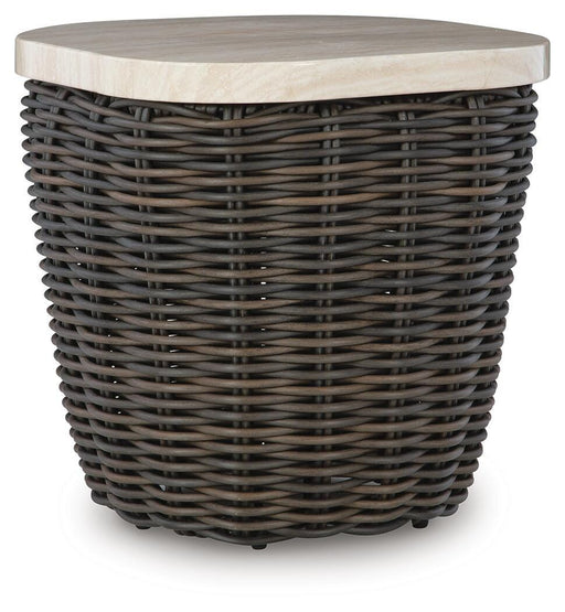 Kimora Outdoor End Table - Furniture 2 Go- FL