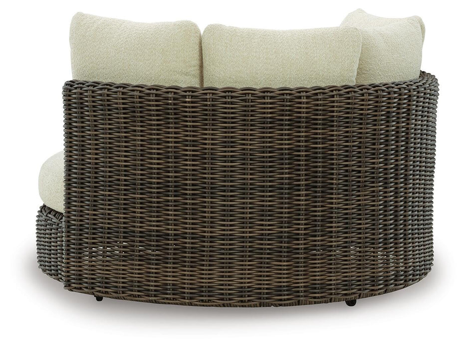 Kimora Outdoor Swivel Lounge Chair with Cushion - Furniture 2 Go- FL