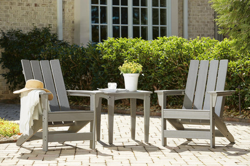 Visola Outdoor Adirondack Chair Set with End Table - Furniture 2 Go- FL