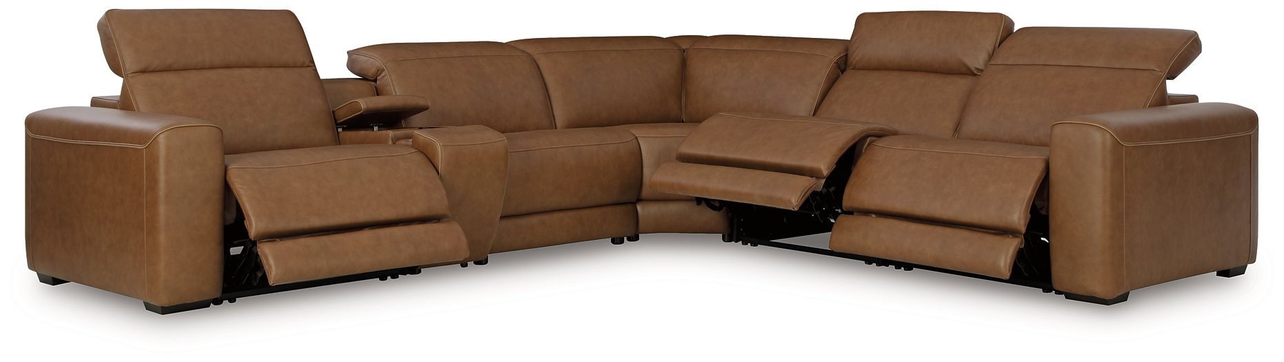 Magic Man 5-Piece Power Reclining Sectional - Furniture 2 Go- FL