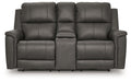 Bleckley Power Reclining Loveseat with Console - Furniture 2 Go- FL