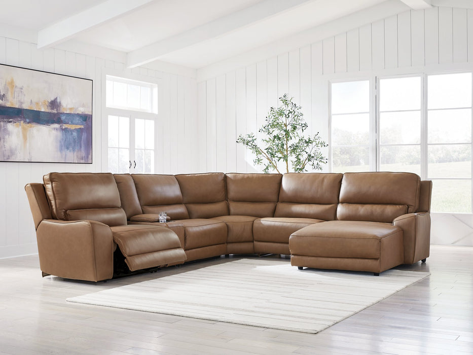 DeepWakes Power Reclining Sectional with Chaise - Furniture 2 Go- FL