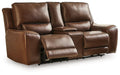 DeepWakes Power Reclining Loveseat with Console - Furniture 2 Go- FL