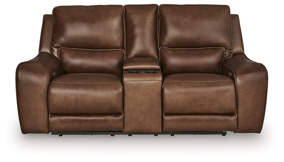 DeepWakes Power Reclining Loveseat with Console - Furniture 2 Go- FL
