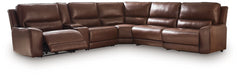 DeepWakes Reclining Sectional with Storage Console - Furniture 2 Go- FL