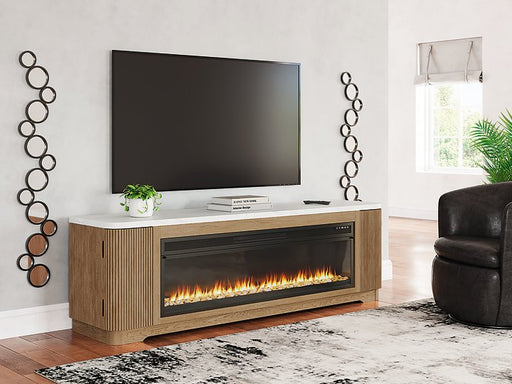 Camdill 80" TV Stand with Electric Fireplace - Furniture 2 Go- FL