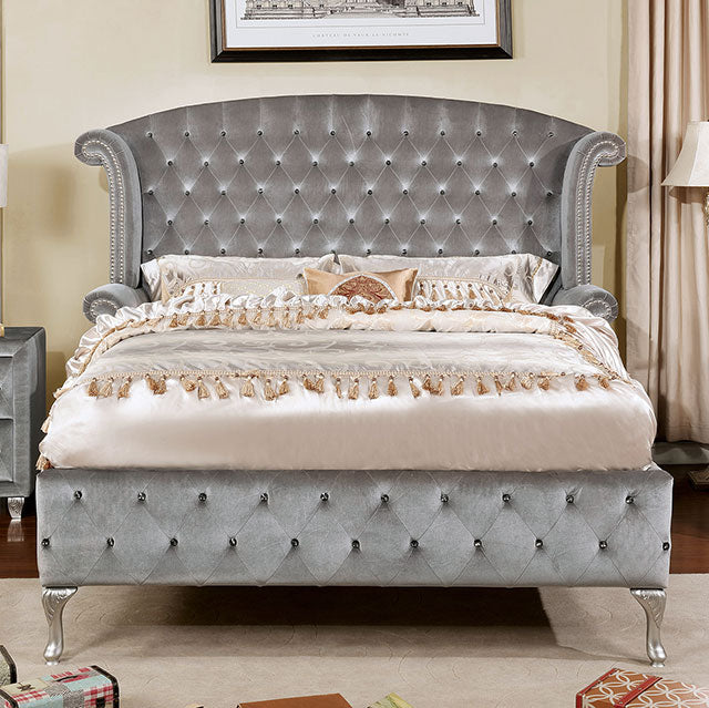 Alzir Gray Queen Bed