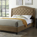 Carly Cal.King, E.King, Full, & Queen Bed Grey & Brown - Furniture 2 Go- FL