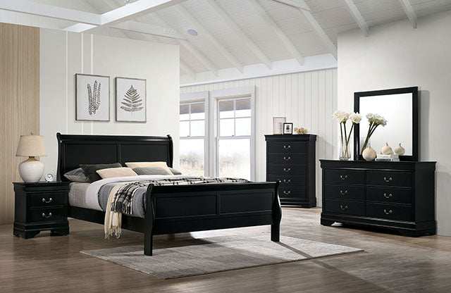 Louis Philippe Queen Bedroom Set - Furniture 2 Go- FL