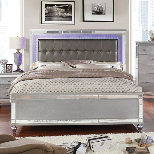 Brachium Queen Bedroom Set Silver - Furniture 2 Go- FL