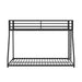 Rothwell Metal Bunk Bed Twin/ Full - Furniture 2 Go- FL