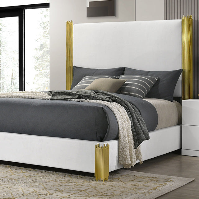 Basildon E.King & Queen Bed - Furniture 2 Go- FL