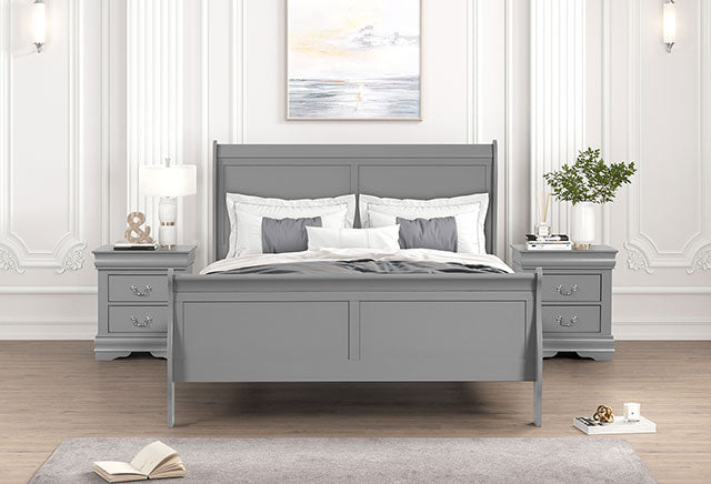 Louis Philippe Queen Bedroom Set - Furniture 2 Go- FL