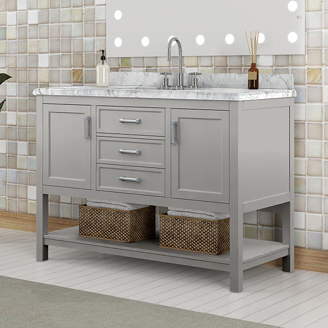 Reston Vanity with Top/ Sink - Furniture 2 Go- FL