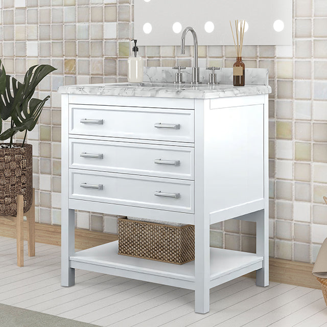 Reston Vanity with Top/ Sink - Furniture 2 Go- FL